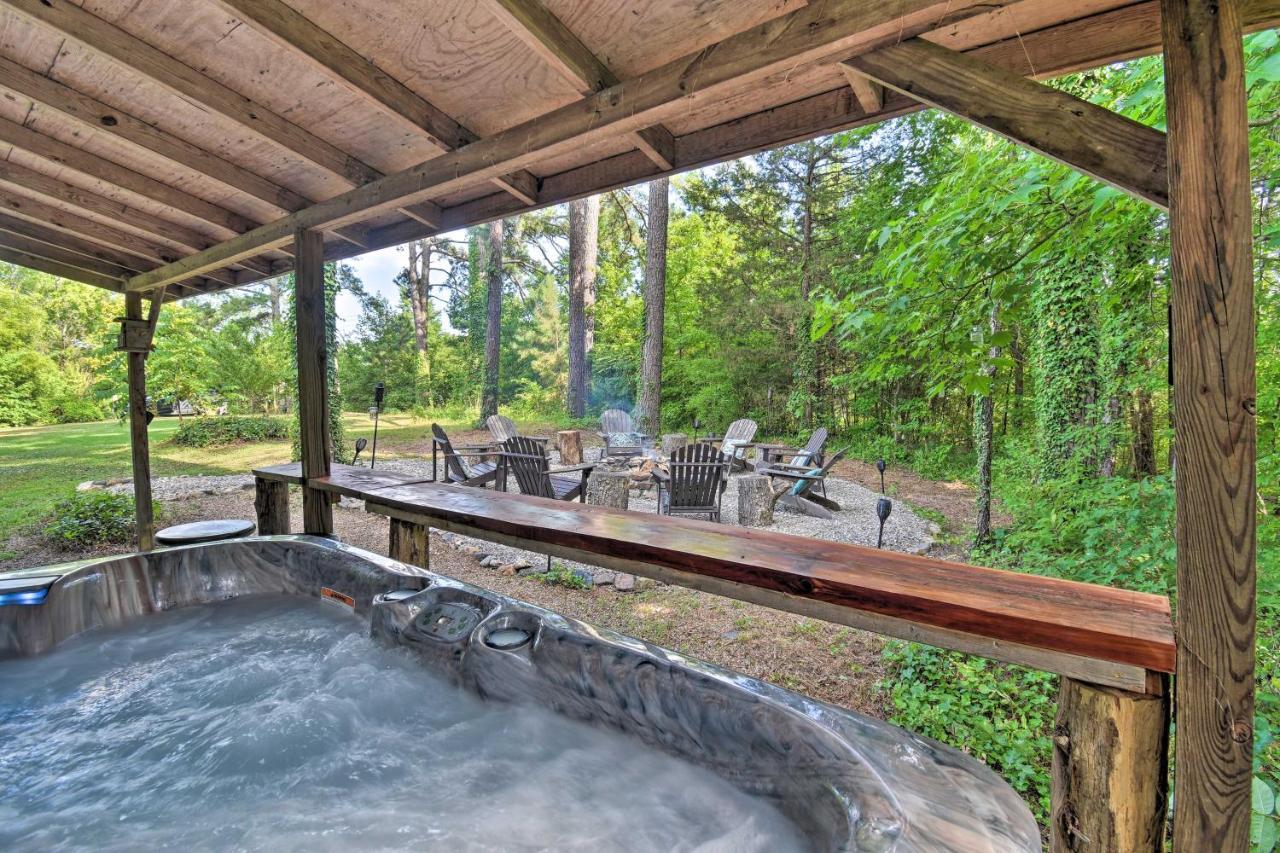 Luxury Pearcy Cabin With 5 Private Acres And Hot Tub! Екстериор снимка